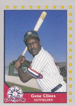 1990 Pacific Senior League - Glossy #146 Gene Clines Front