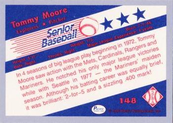 1990 Pacific Senior League - Glossy #148 Tommy Moore Back