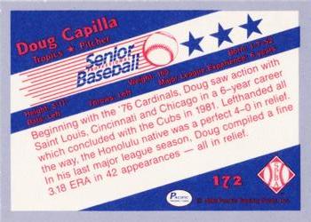 1990 Pacific Senior League - Glossy #172 Doug Capilla Back