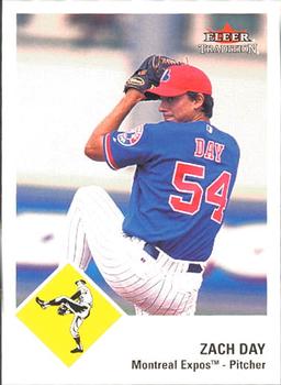 2003 Fleer Tradition #150 Zach Day Front