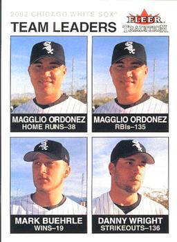 2003 Fleer Tradition #7 Magglio Ordonez / Mark Buehrle / Danny Wright Front