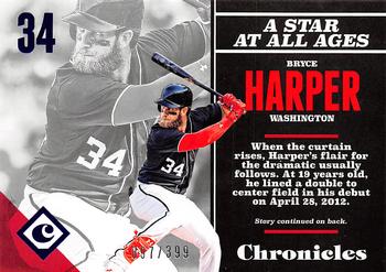 2017 Panini Chronicles - Blue #1 Bryce Harper Front