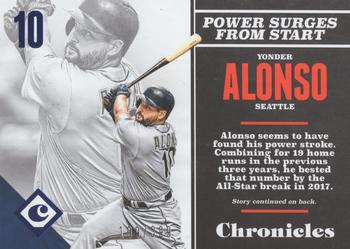 2017 Panini Chronicles - Blue #3 Yonder Alonso Front
