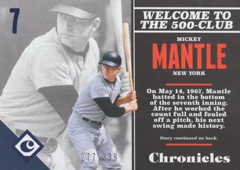 2017 Panini Chronicles - Blue #7 Mickey Mantle Front