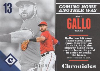2017 Panini Chronicles - Blue #8 Joey Gallo Front