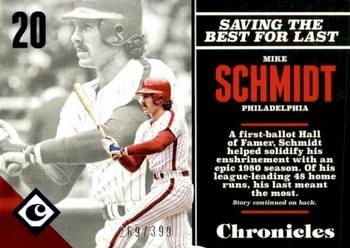 2017 Panini Chronicles - Blue #42 Mike Schmidt Front