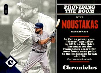 2017 Panini Chronicles - Blue #48 Mike Moustakas Front