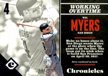 2017 Panini Chronicles - Blue #79 Wil Myers Front