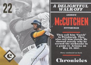 2017 Panini Chronicles - Gold #5 Andrew McCutchen Front