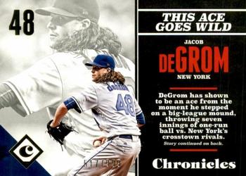 2017 Panini Chronicles - Gold #6 Jacob deGrom Front