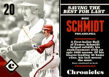 2017 Panini Chronicles - Gold #42 Mike Schmidt Front