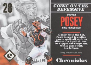 2017 Panini Chronicles - Gold #49 Buster Posey Front