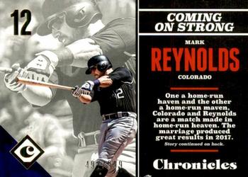 2017 Panini Chronicles - Gold #81 Mark Reynolds Front