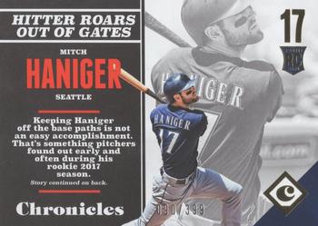2017 Panini Chronicles - Gold #114 Mitch Haniger Front