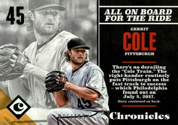 2017 Panini Chronicles - Green #23 Gerrit Cole Front