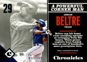 2017 Panini Chronicles - Green #25 Adrian Beltre Front