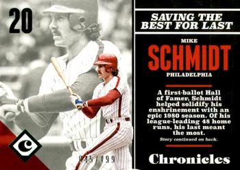 2017 Panini Chronicles - Green #42 Mike Schmidt Front