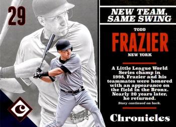 2017 Panini Chronicles - Red #58 Todd Frazier Front