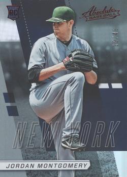 2017 Panini Chronicles - Absolute Rookies Spectrum Red #13 Jordan Montgomery Front