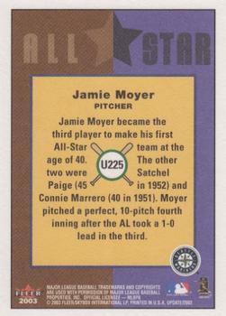2003 Fleer Tradition Update #U225 Jamie Moyer Back