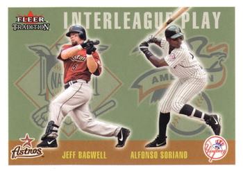 2003 Fleer Tradition Update #U261 Jeff Bagwell / Alfonso Soriano Front