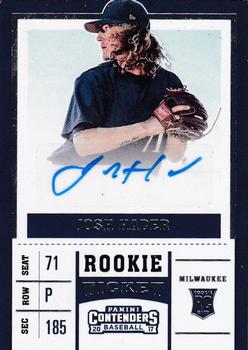 2017 Panini Chronicles - Contenders Rookie Ticket #48 Josh Hader Front
