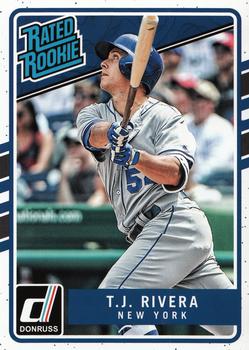 2017 Panini Chronicles - Donruss Rated Rookies #240 T.J. Rivera Front