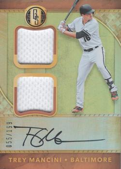 2017 Panini Chronicles - Gold Standard Rookie Jersey Autographs Double #GSD-TM Trey Mancini Front