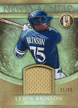 2017 Panini Chronicles - Newly Minted Memorabilia #NMM-LB Lewis Brinson Front