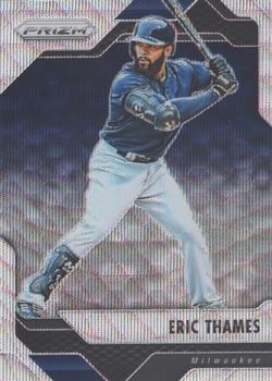 2017 Panini Chronicles - Prizm Blue Wave #29 Eric Thames Front