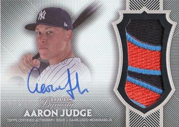2017 Topps Dynasty - Autograph Patches #AP-AA1 Aaron Judge Front