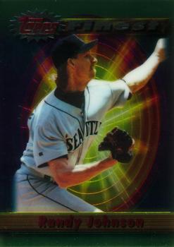 1994 Finest - Protector Samples #NNO Randy Johnson Front