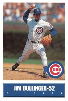 1995 Gatorade Chicago Cubs #NNO Jim Bullinger Front