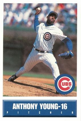 1995 Gatorade Chicago Cubs #NNO Anthony Young Front