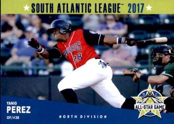 2017 Grandstand South Atlantic League All-Stars #NNO Yanio Perez Front