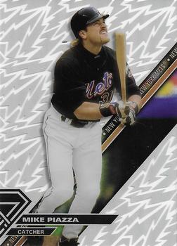 2017 Topps High Tek - Pattern 3A - Camo Stripes / 3B - Lightning #HT-MP Mike Piazza Front