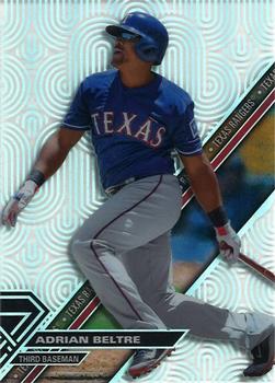2017 Topps High Tek - Pattern 5A - Squiggles / Pattern 5B - Vertical Waves #HT-AB Adrian Beltre Front