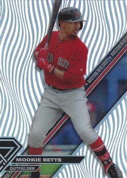 2017 Topps High Tek - Pattern 5A - Squiggles / Pattern 5B - Vertical Waves #HT-MB Mookie Betts Front