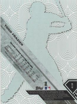 2017 Topps High Tek - Pattern 5A - Squiggles / Pattern 5B - Vertical Waves #HT-TF Todd Frazier Back