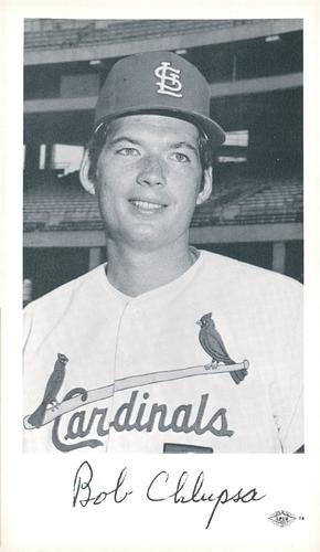 1970 St. Louis Cardinals Photocards #NNO Bob Chlupsa Front