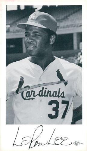 1970 St. Louis Cardinals Photocards #NNO Leron Lee Front