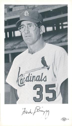 1970 St. Louis Cardinals Photocards #NNO Frank Linzy Front