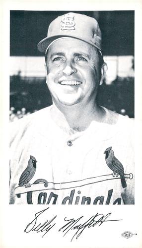 1970 St. Louis Cardinals Photocards #NNO Billy Muffett Front