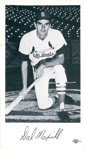 1969 St. Louis Cardinals Photocards #NNO Dal Maxvill Front