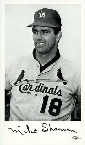 1969 St. Louis Cardinals Photocards #NNO Mike Shannon Front