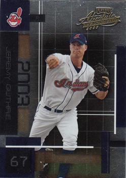 2003 Playoff Absolute Memorabilia #102 Jeremy Guthrie Front