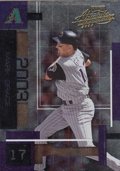 2003 Playoff Absolute Memorabilia #145 Mark Grace Front