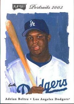 2003 Playoff Portraits #121 Adrian Beltre Front