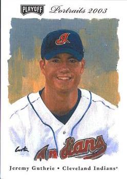 2003 Playoff Portraits #136 Jeremy Guthrie Front