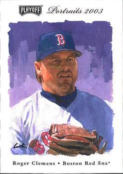 2003 Playoff Portraits #141 Roger Clemens Front